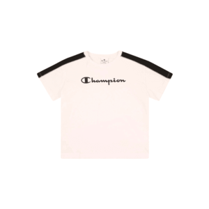 Champion Authentic Athletic Apparel Tričko biela / čierna vyobraziť