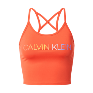 Calvin Klein Performance Športový top oranžová / strieborná vyobraziť