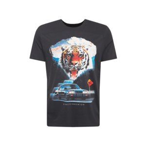 EINSTEIN & NEWTON T-Shirt 'Street Tiger' čierna / zmiešané farby vyobraziť