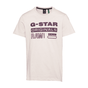 G-Star RAW Tričko farba lesného ovocia / púdrová vyobraziť