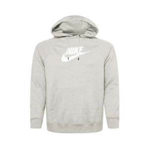 Nike Sportswear Mikina sivá melírovaná / biela vyobraziť