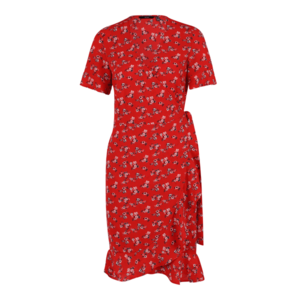 Vero Moda Tall Šaty 'SAGA' červená / zmiešané farby vyobraziť