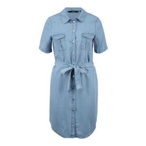 Vero Moda Tall Košeľové šaty 'SILJA' modrá vyobraziť