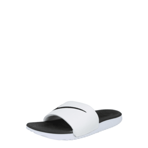 NIKE Plážové / kúpacie topánky 'KAWA SLIDE' biela / čierna vyobraziť
