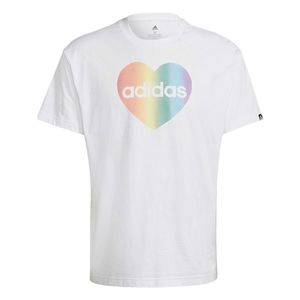 ADIDAS PERFORMANCE Funkčné tričko biela / svetlofialová / svetlomodrá / limetková / svetločervená vyobraziť