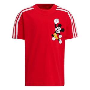 ADIDAS PERFORMANCE Funkčné tričko 'Mickey Mouse' ohnivo červená / biela / čierna / horčicová vyobraziť