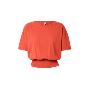 ONLY Tričko 'SILLA' oranžovo červená vyobraziť