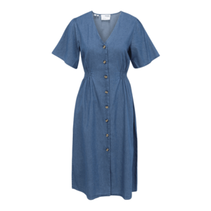 Selected Femme Petite Košeľové šaty 'SLFCLARISA' nebesky modrá vyobraziť