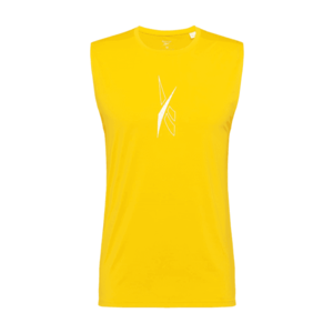 Reebok Sport Funkčné tričko 'Workout Ready' žltá / biela vyobraziť