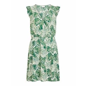 VILA Letné šaty 'SANNE' zelená / svetlozelená / tmavozelená / prírodná biela vyobraziť