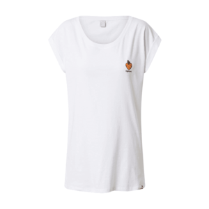 Iriedaily Tričko 'Veggie' biela / oranžová vyobraziť
