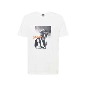 OAKLEY Funkčné tričko 'SCOTT TINLEY' biela / grafitová / oranžová vyobraziť