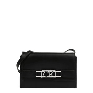 Calvin Klein Listová kabelka čierna vyobraziť
