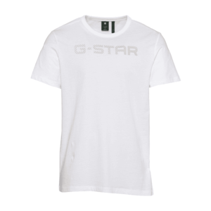 G-Star RAW Tričko biela / hnedá vyobraziť