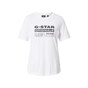 G-Star RAW Tričko biela / čierna vyobraziť
