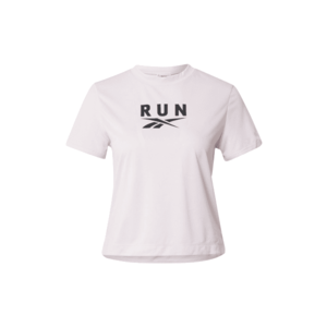 Reebok Sport Funkčné tričko pastelovo ružová / čierna vyobraziť