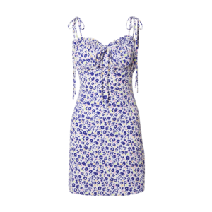 GLAMOROUS Letné šaty fialová / modrofialová / biela / ružová vyobraziť