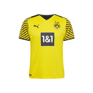 PUMA Dres 'Borussia Dortmund' čierna / biela / limetková vyobraziť