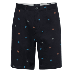SCOTCH & SODA Chino nohavice 'STUART' tmavomodrá / kráľovská modrá / koralová / mätová vyobraziť