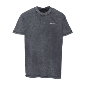 Night Addict T-Shirt 'BROKEN' biela / čierna melírovaná vyobraziť