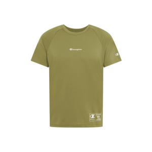 Champion Authentic Athletic Apparel Funkčné tričko olivová / biela vyobraziť
