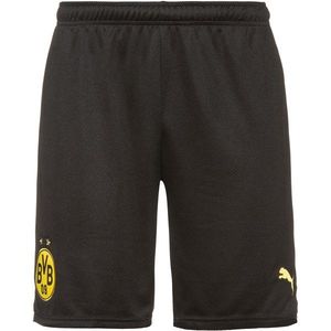 PUMA Športové nohavice 'Borussia Dortmund' čierna / zlatá žltá vyobraziť