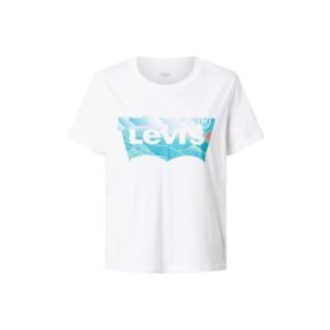 LEVI'S Tričko biela / tyrkysová vyobraziť