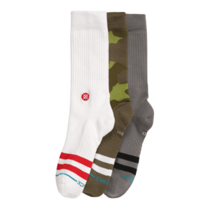 Stance Športové ponožky biela / sivá / olivová / svetlozelená / červená vyobraziť