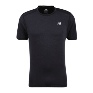 new balance Funkčné tričko 'Impact Run Short Sleeve' čierna / biela vyobraziť