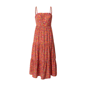 FRNCH PARIS Letné šaty 'Anaisse' oranžová / ružová / trávovo zelená vyobraziť