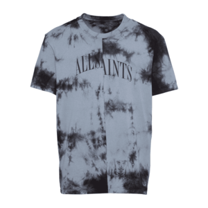 AllSaints Tričko čierna melírovaná / dymovo modrá vyobraziť