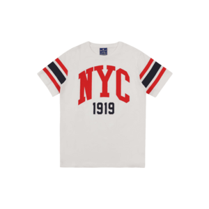 Champion Authentic Athletic Apparel Tričko biela / červená / tmavomodrá vyobraziť