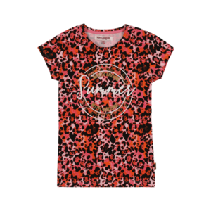 VINGINO Tričko 'Henya' ružová / čierna / červená / biela / zlatá vyobraziť