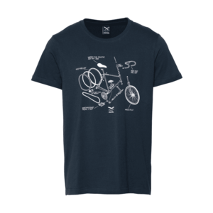 Iriedaily Tričko 'Bikeplosion' tmavomodrá / biela vyobraziť