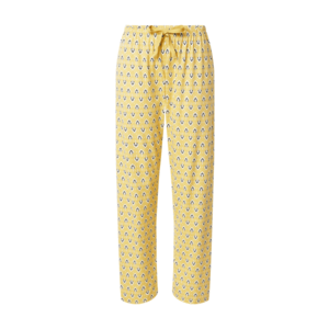 CALIDA Pyžamové nohavice žltá / čierna / biela / šampanské vyobraziť