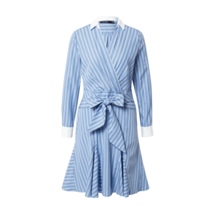 Lauren Ralph Lauren Košeľové šaty 'INEZ' modrá / biela / kobaltovomodrá vyobraziť