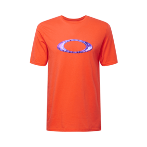 OAKLEY Funkčné tričko oranžová / tmavofialová / fialová / biela vyobraziť