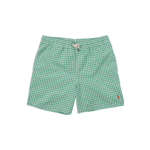 Polo Ralph Lauren Plavecké šortky 'TRAVELER' zelená / biela / pastelovo zelená vyobraziť