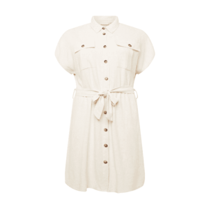 KAFFE CURVE Košeľové šaty 'Liloa' béžová vyobraziť