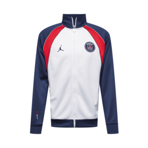 Jordan Športová bunda 'Paris Saint-Germain' biela / námornícka modrá / červená vyobraziť