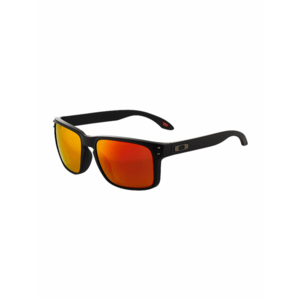 OAKLEY Športové slnečné okuliare 'HOLBROOK' čierna / oranžovo červená vyobraziť