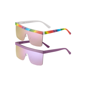 Mister Tee Slnečné okuliare zmiešané farby / fialová vyobraziť