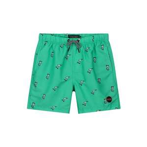 Shiwi Plavecké šortky 'Snoopy Happy Skater' zelená / biela / čierna vyobraziť