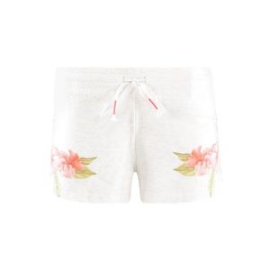 PJ Salvage Pyžamové nohavice 'Flowers' biela / červená / olivová vyobraziť