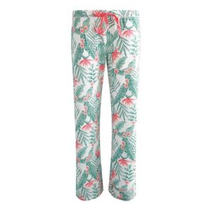 PJ Salvage Pyžamové nohavice 'Paradise' biela / trávovo zelená / melónová vyobraziť