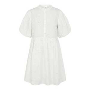 OBJECT Košeľové šaty 'Louise' sivá / biela vyobraziť