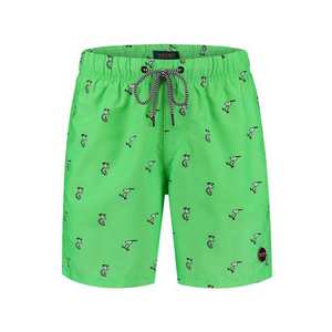 Shiwi Plavecké šortky 'Snoopy Happy Skater' neónovo zelená / biela / čierna vyobraziť