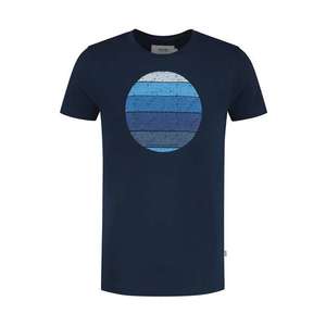 Shiwi Tričko 'Sunset Shades' tmavomodrá / nebesky modrá / modrosivá / svetlomodrá / azúrová vyobraziť