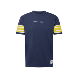 Tommy Jeans Tričko námornícka modrá / biela / žltá / červená vyobraziť