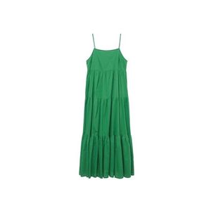 MANGO Letné šaty zelená vyobraziť